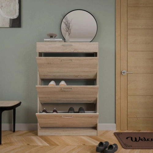 Szafka na buty z szufladą Dąb Sonoma